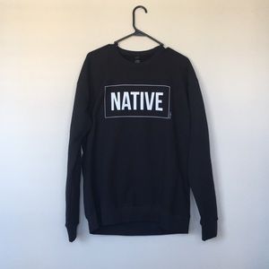 Oversized Black Sweatshirt